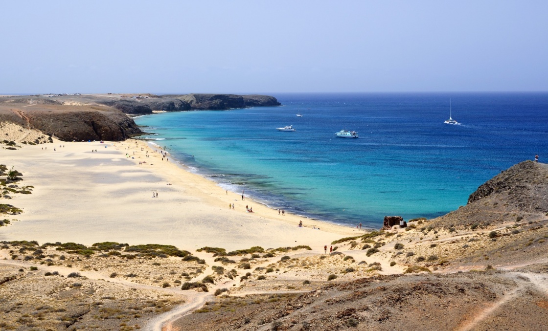 'Beach on Lanzarote.' - Kanariansaaret